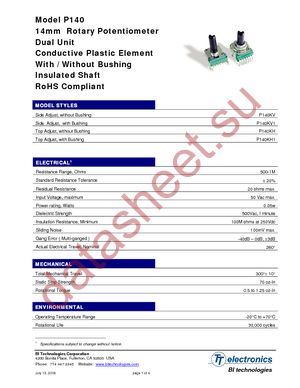 P140KH-F20CR50K datasheet  